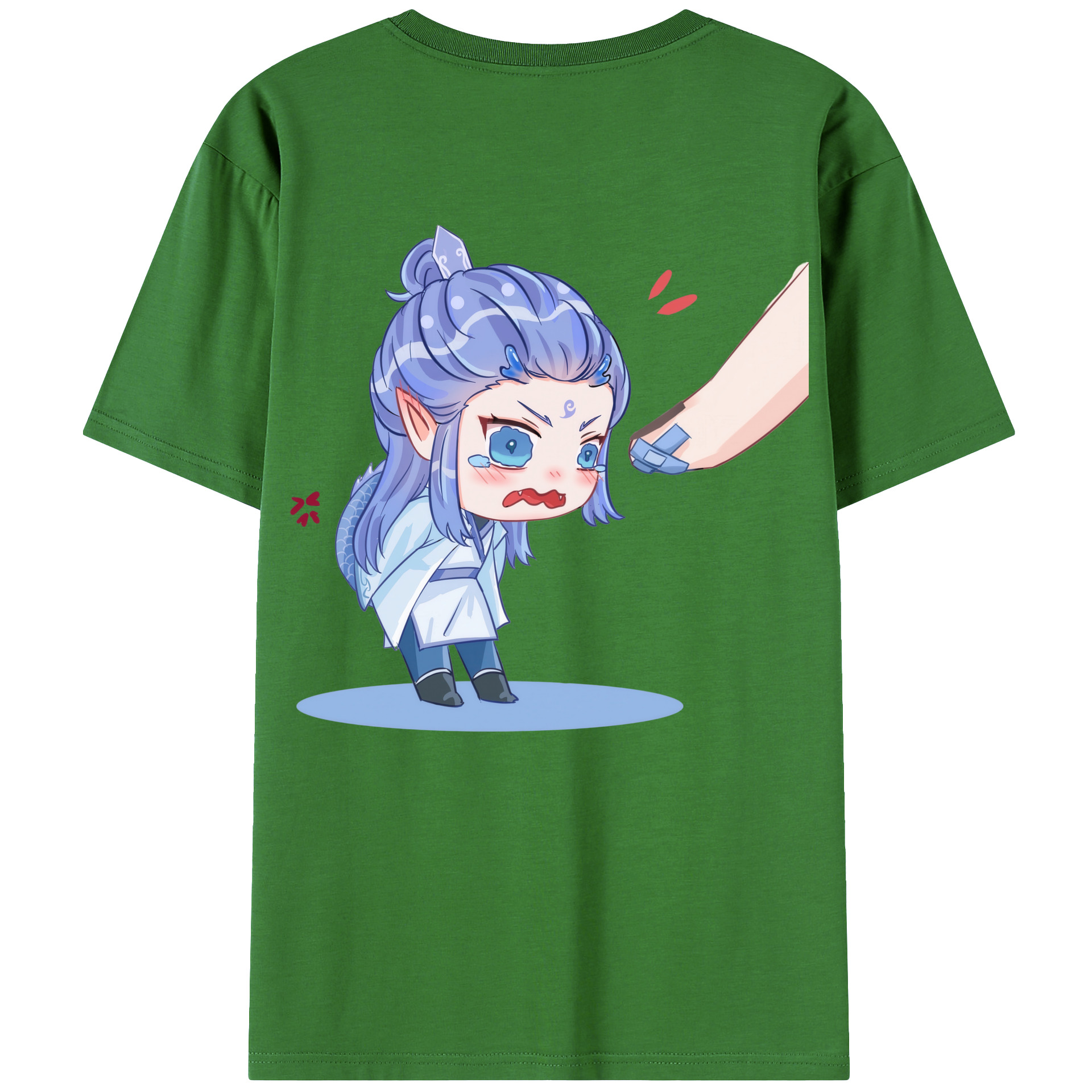 （画像用） Ne Zha 2 ナタ 魔童の大暴れ レディース半袖Tシャツ(バックプリント)